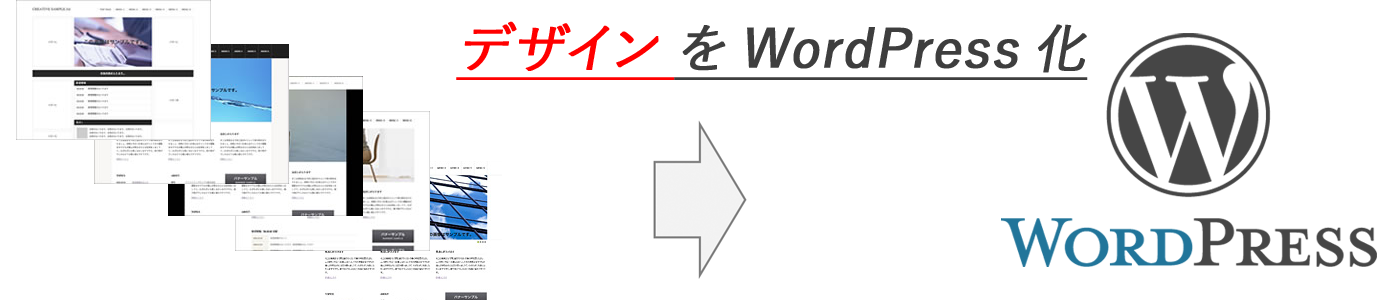デザインをWordPress化